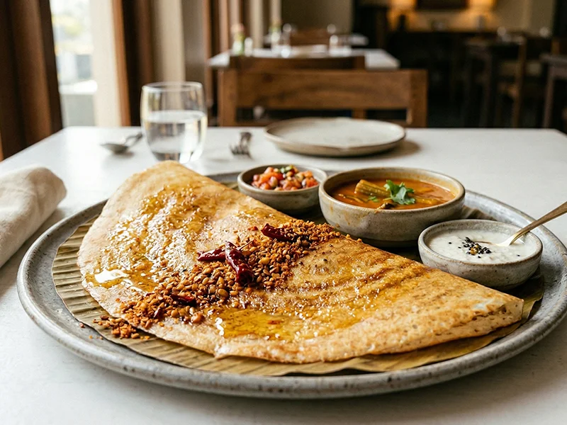 Ghee Karam Dosa